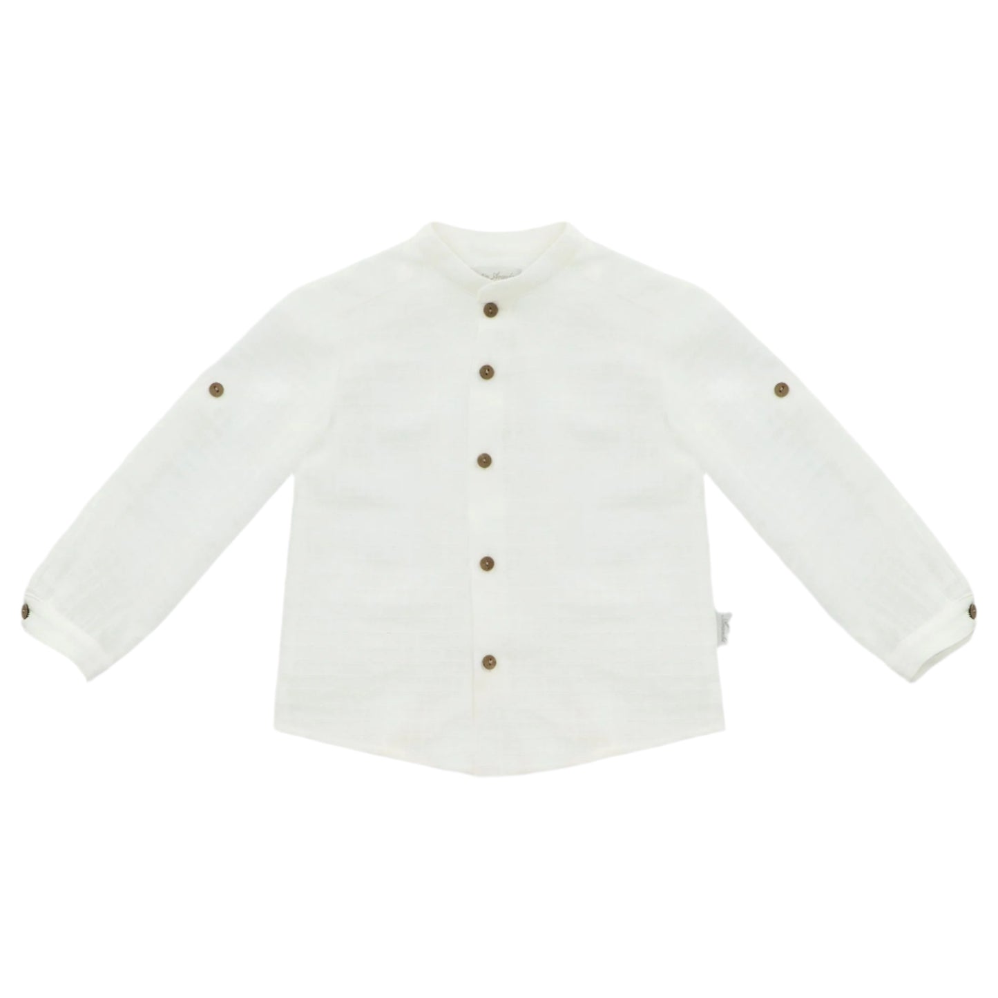 Elegant White Button-Up Shirt