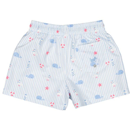 Nautical Swim Trunks