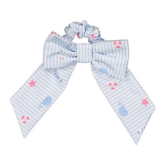 Nautical Lycra Scrunchie