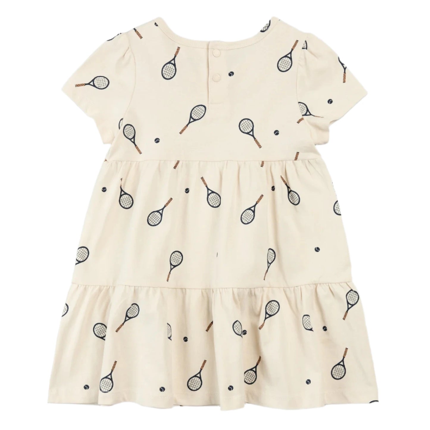 Racquet Print Jersey Dress