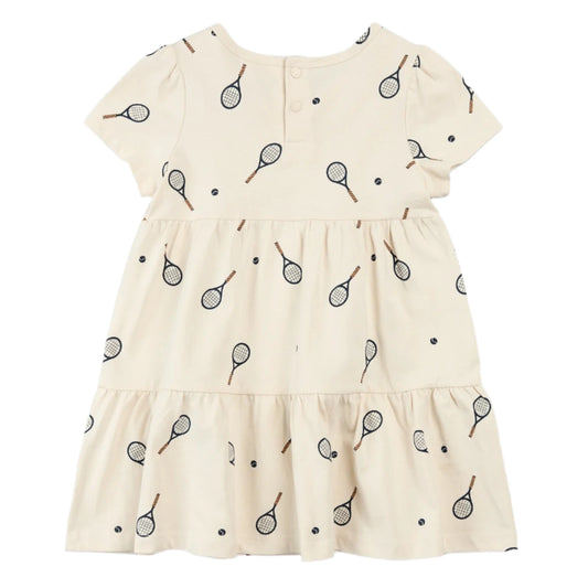 Racquet Print Jersey Dress