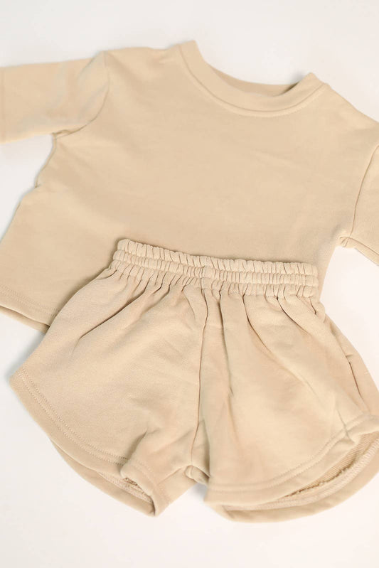 Andy Short Set- Beige