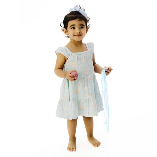 Pretty Seashells Muslin Dress
