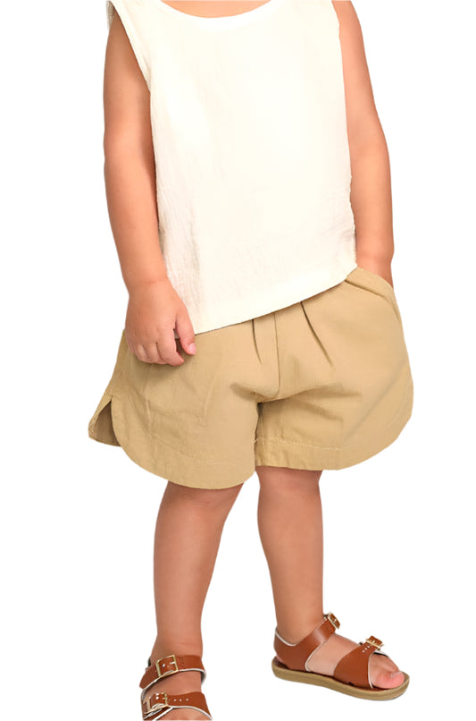 Sam Cotton Short- Beige