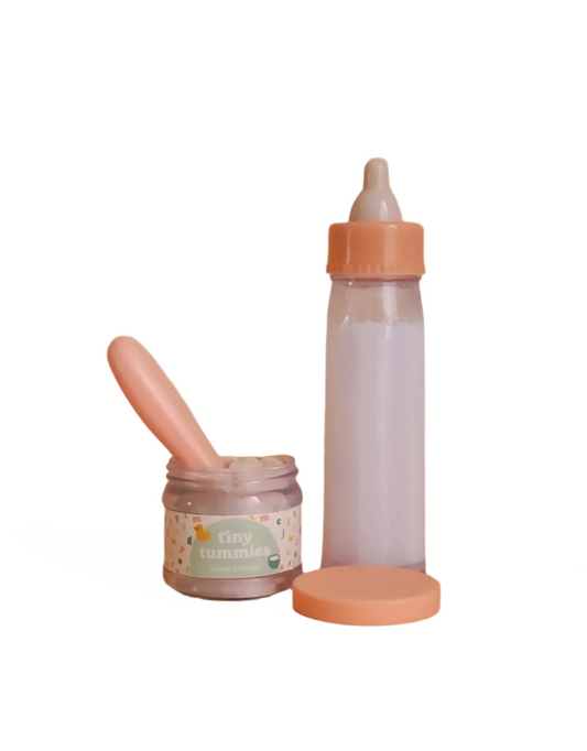 My First Tiny Tummies gift Set - Milk and Cereal