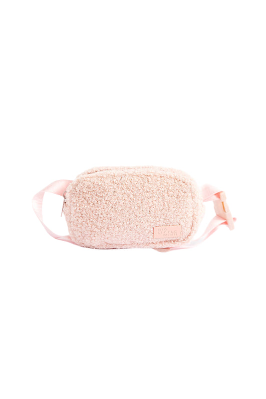 Sherpa Light Pink Belt Bag