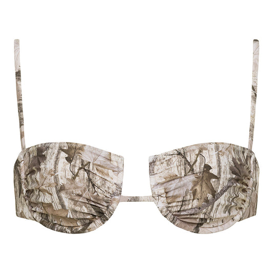Camo Simonette Bikini Top