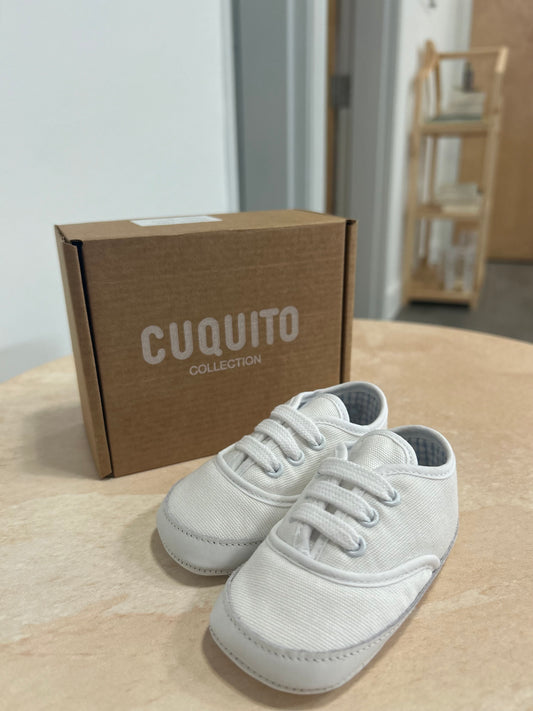 Cuquito Celeste Leather Sneakers