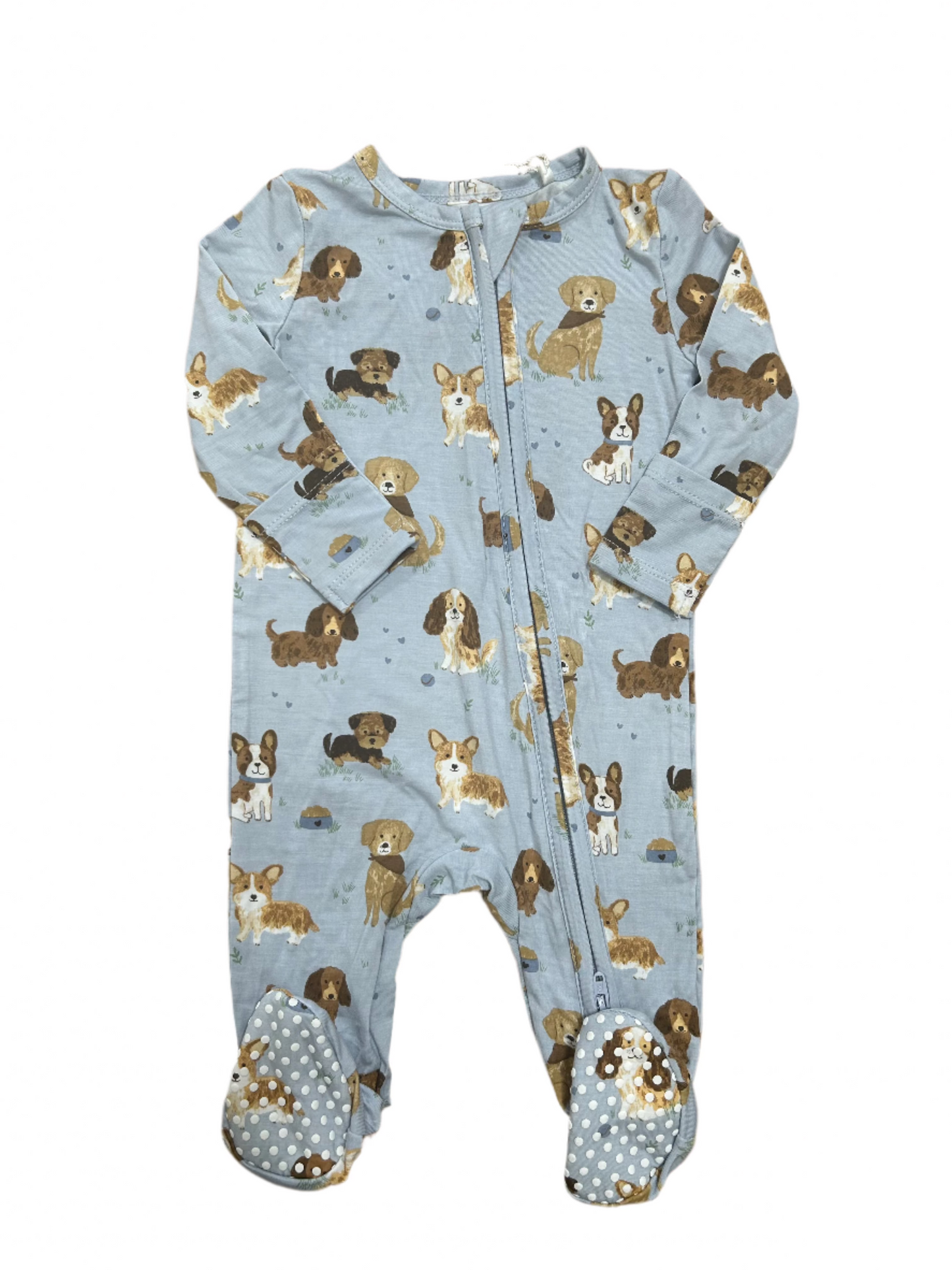 Puppy 2-Way Zipper Footie