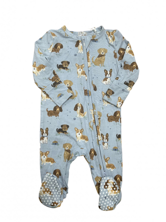 Puppy 2-Way Zipper Footie