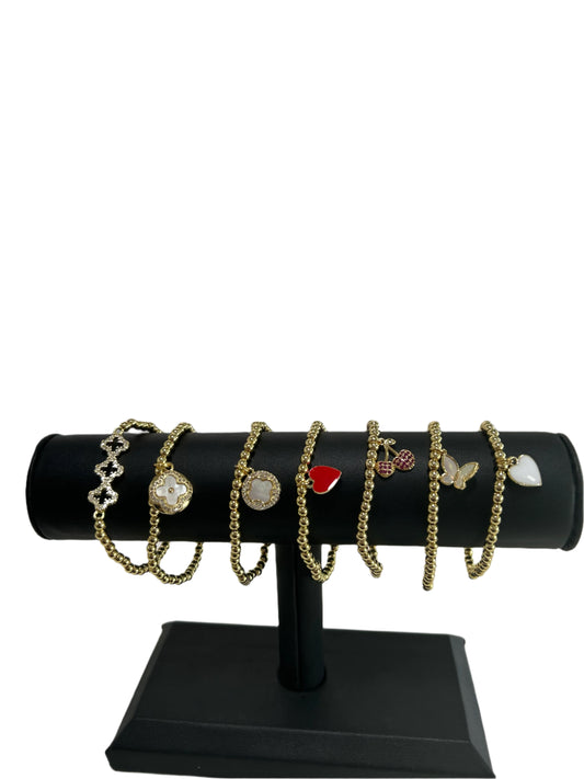 Briati Children's Charm Ball Brass Bracelets