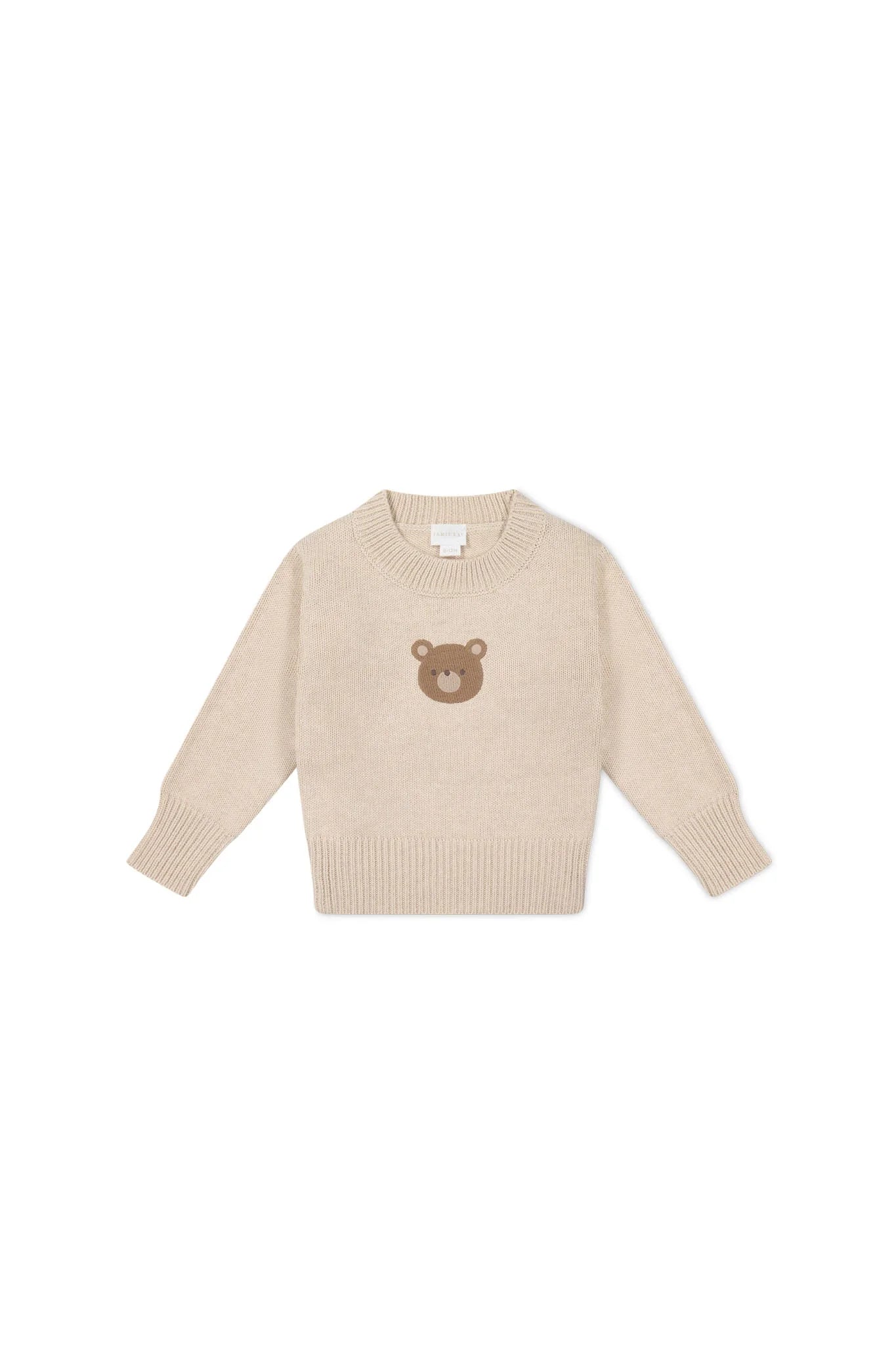 Bobbie Bear Oatmeal Sweater