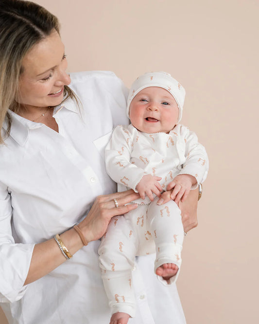 Riley Magnetic Baby Set in Seahorses