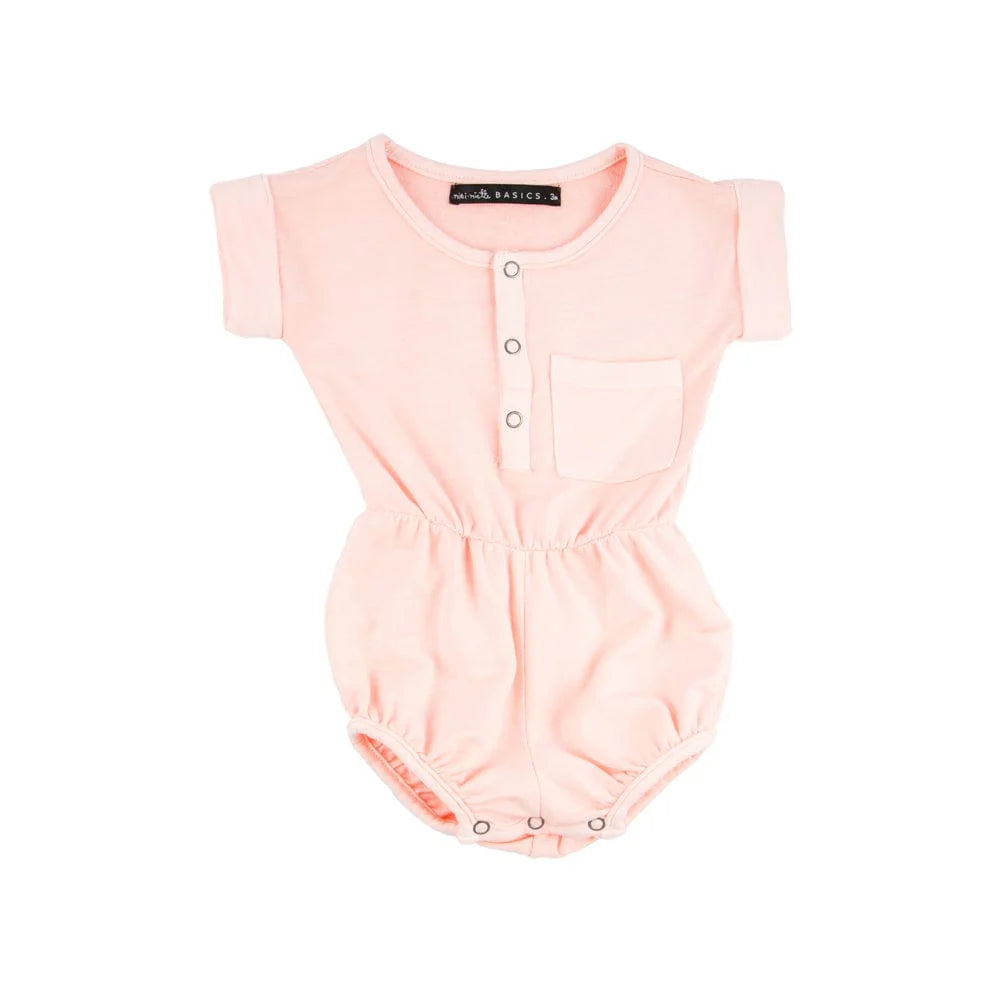 Judy Bubble Romper Coral