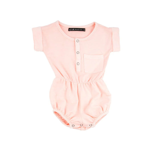 Judy Bubble Romper Coral