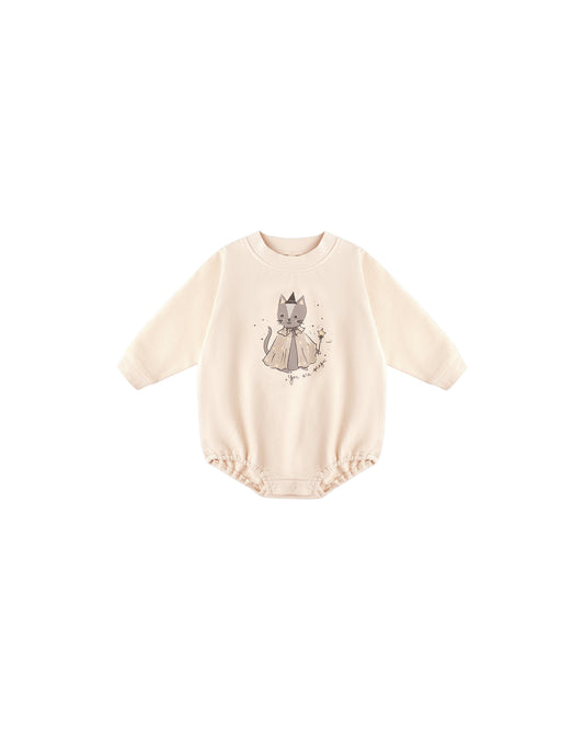 Magic Kitty Crewneck Bubble Romper