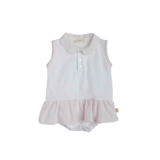 Stripped Bubble Tennis Dress