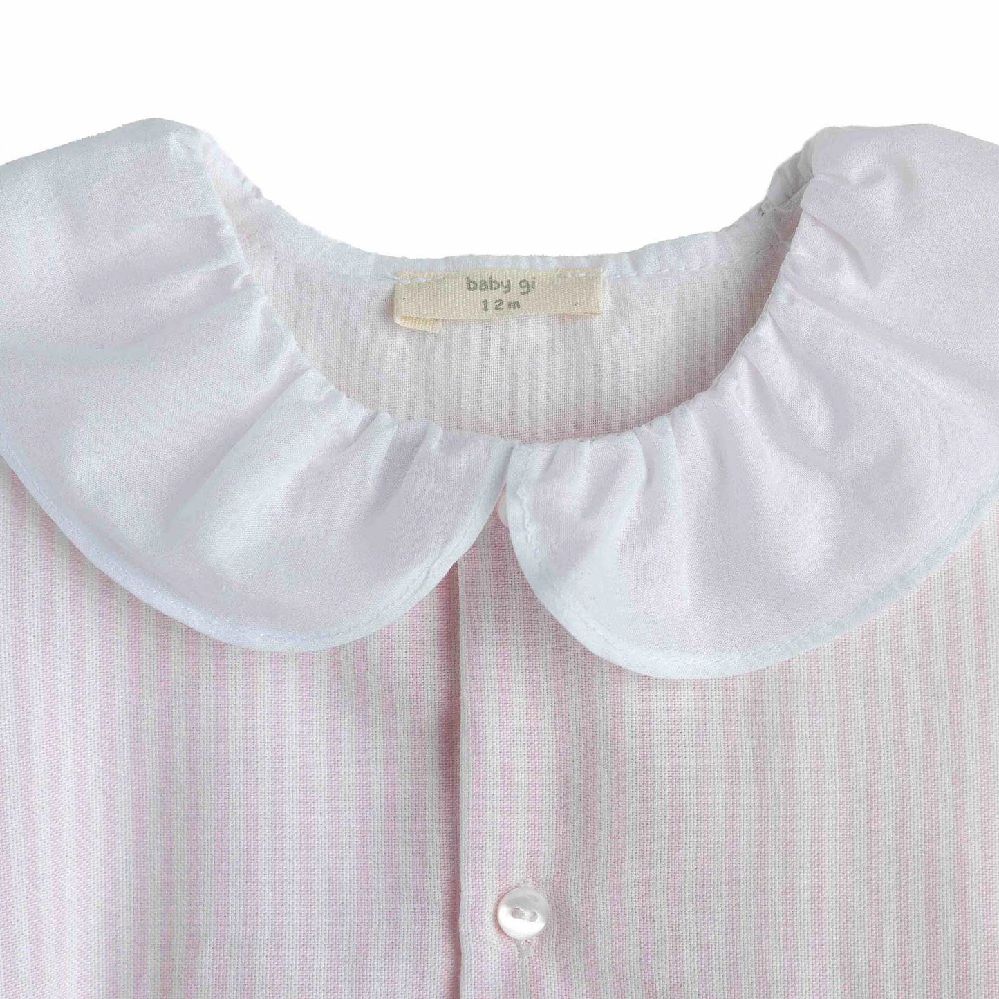 Pinstripe Pink Frill Dress