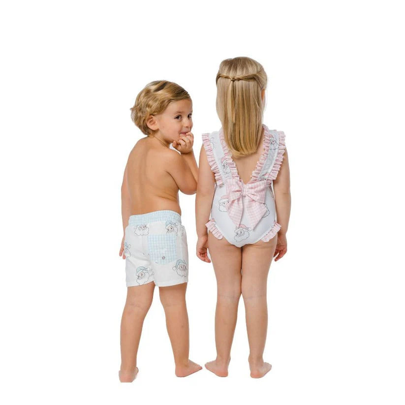 Boys Santa Swim Trunks