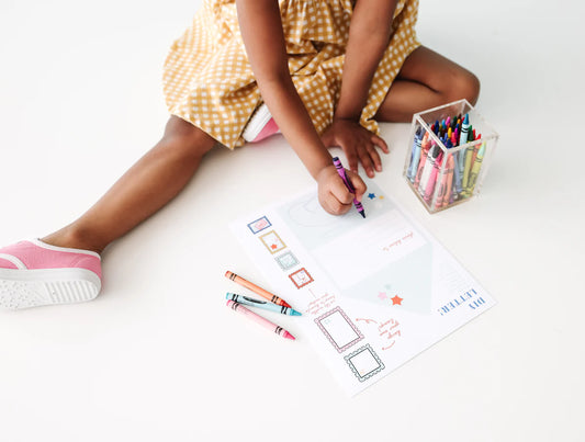 Spring Flowers Activity & Coloring Book