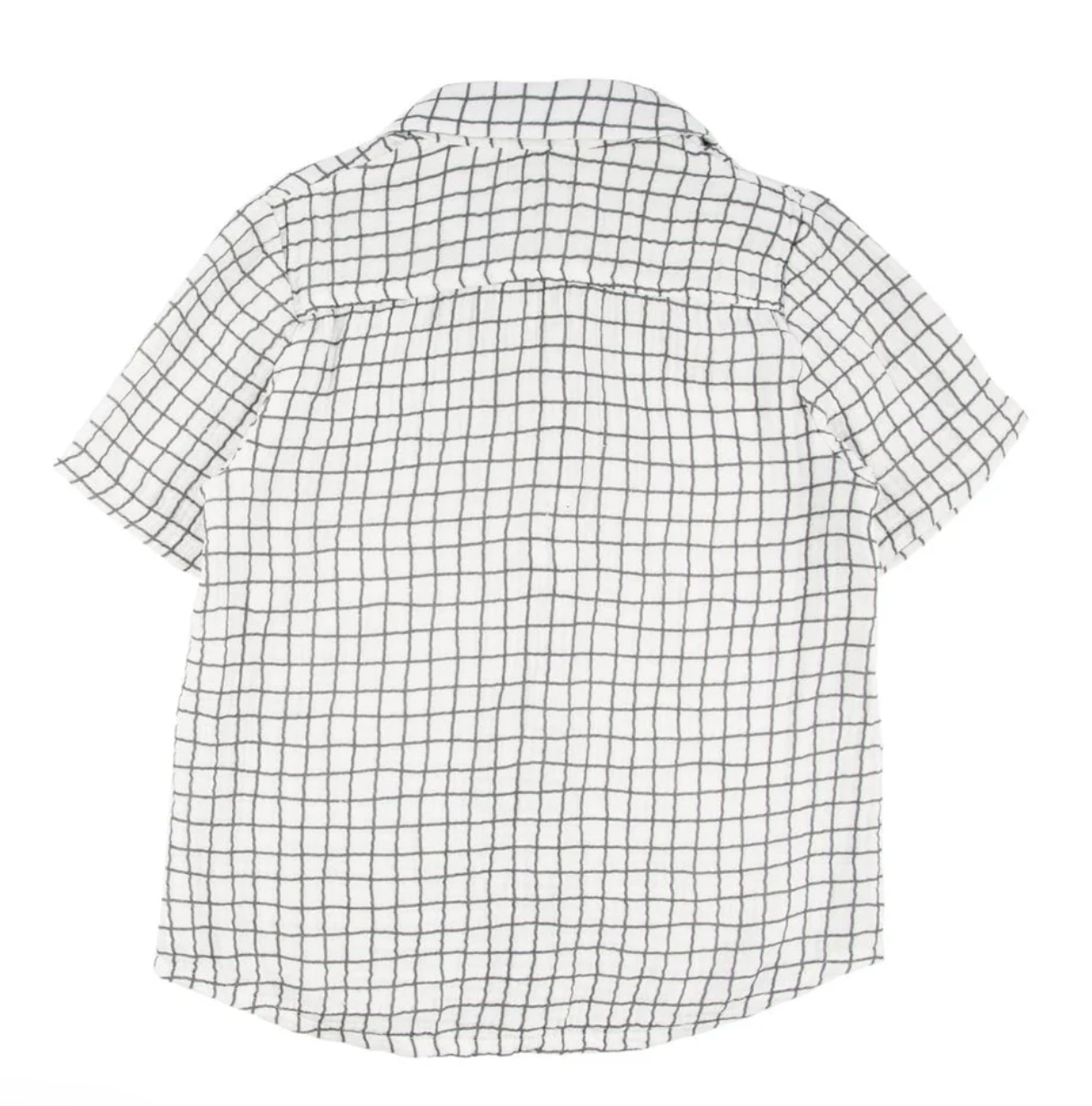 JERRY SHORT SLEEVE BUTTON UP BADMINTON GRID