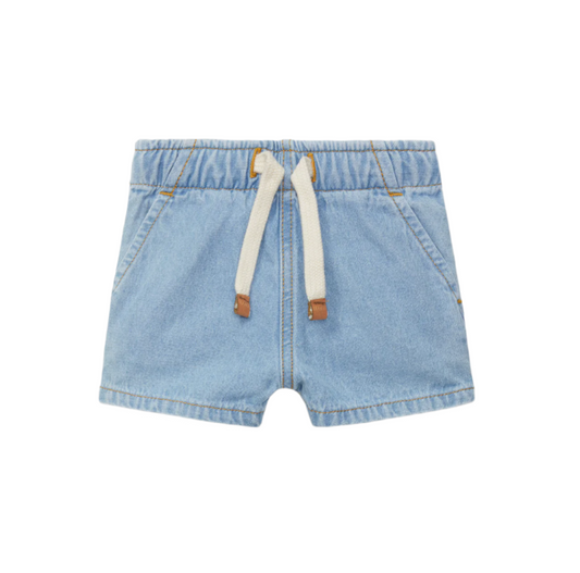 Boy Denim Drawstring Shorts
