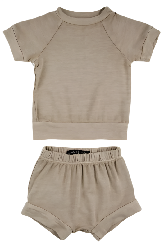 Carlo Short Set Mushroom