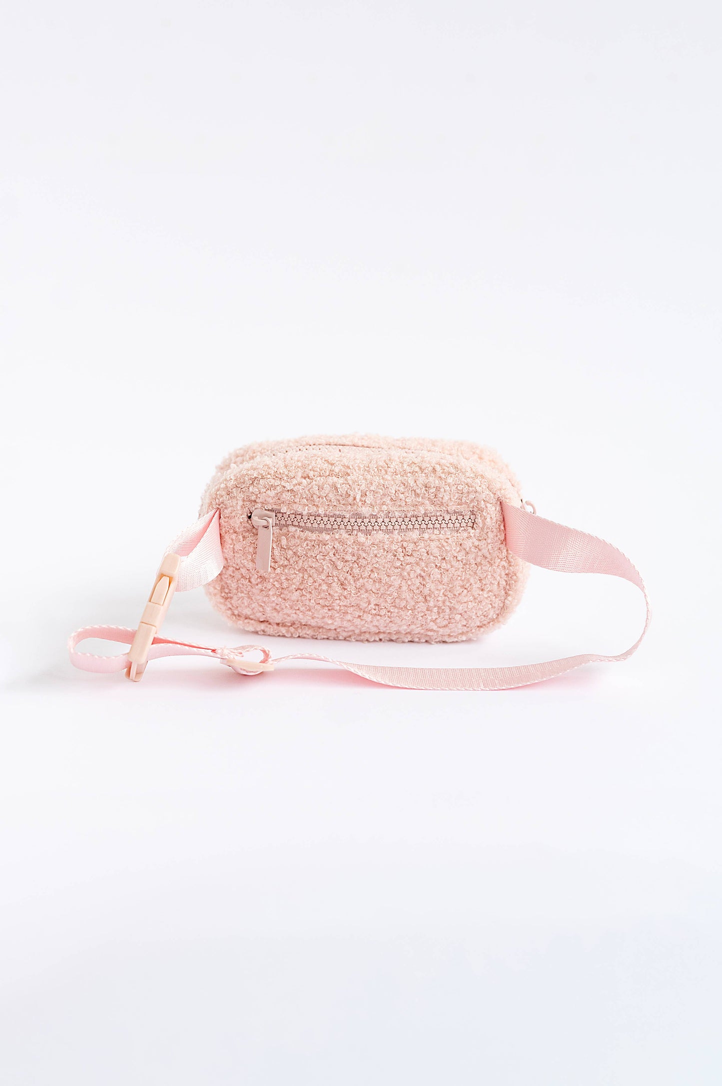 Sherpa Light Pink Belt Bag