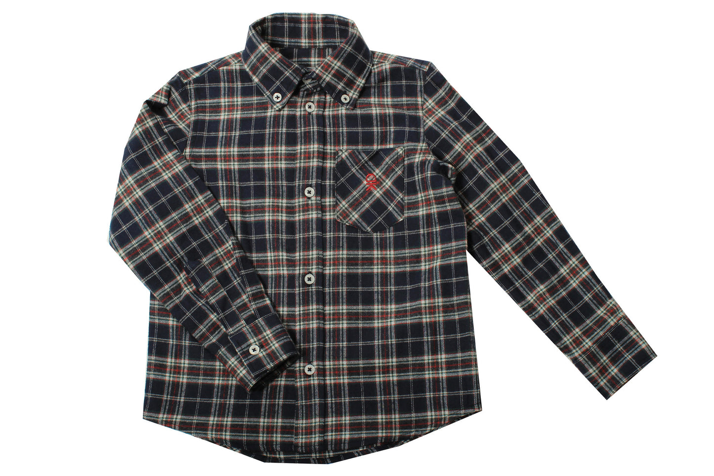 Plaid Button-Down Shirt