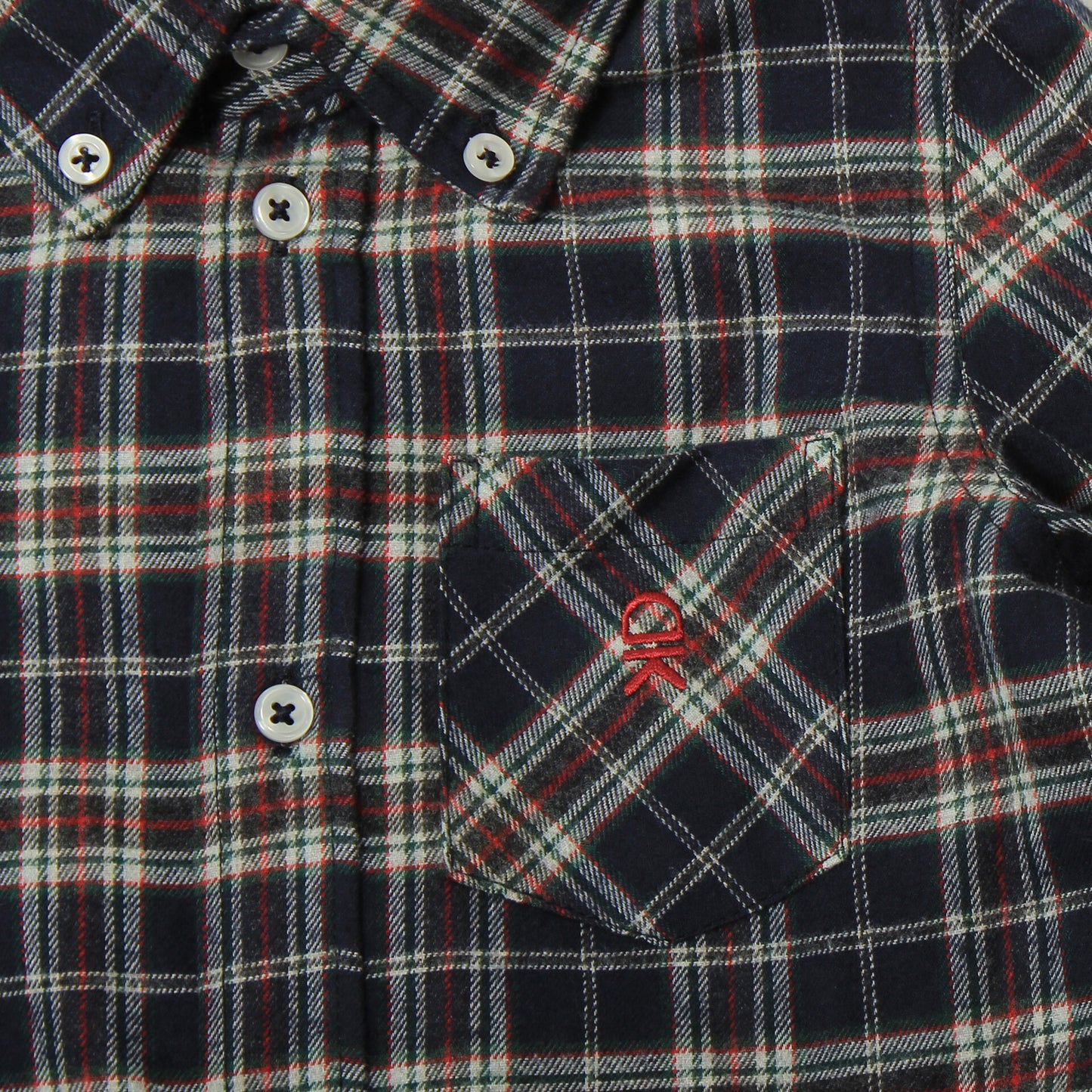 Plaid Button-Down Shirt