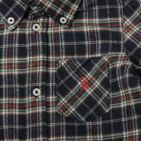 Plaid Button-Down Shirt