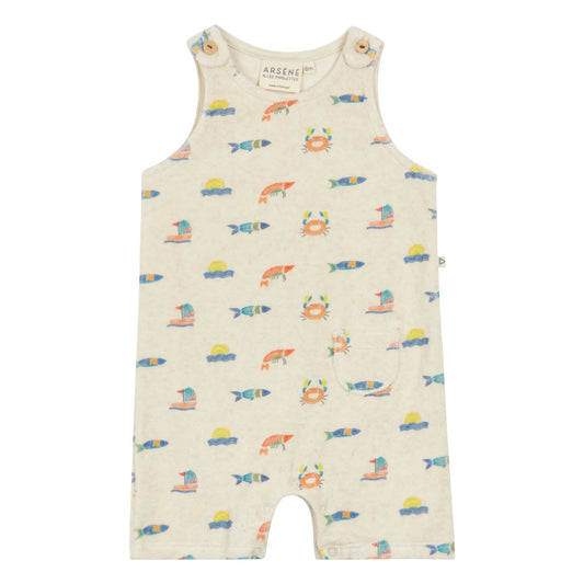 Fish Sponge Baby Jumpsuit