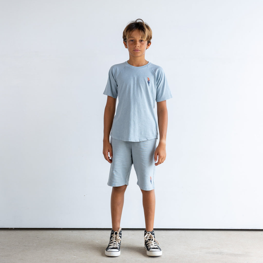 Raw Power Acid Washed Boy Shorts