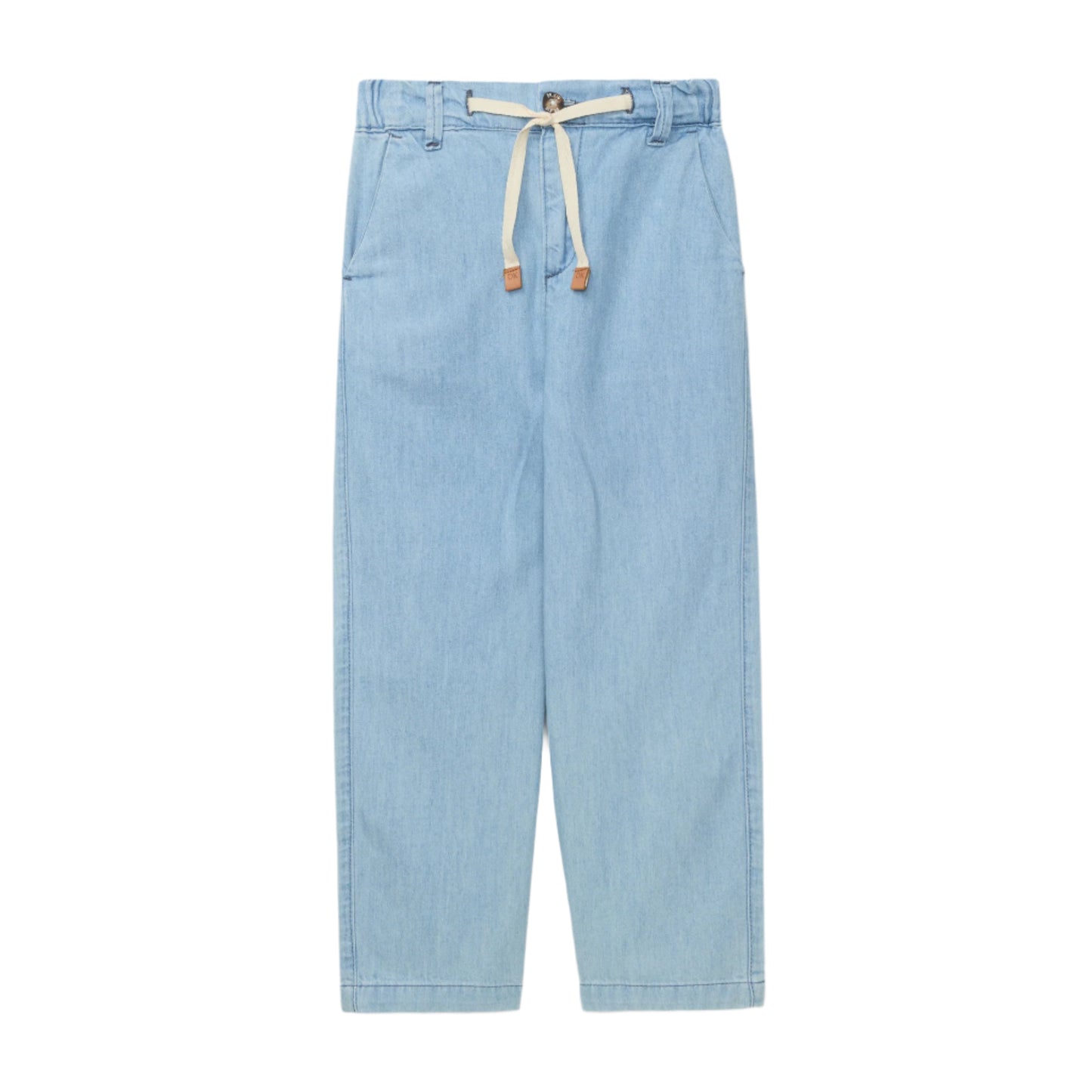 Denim Drawstring Pants