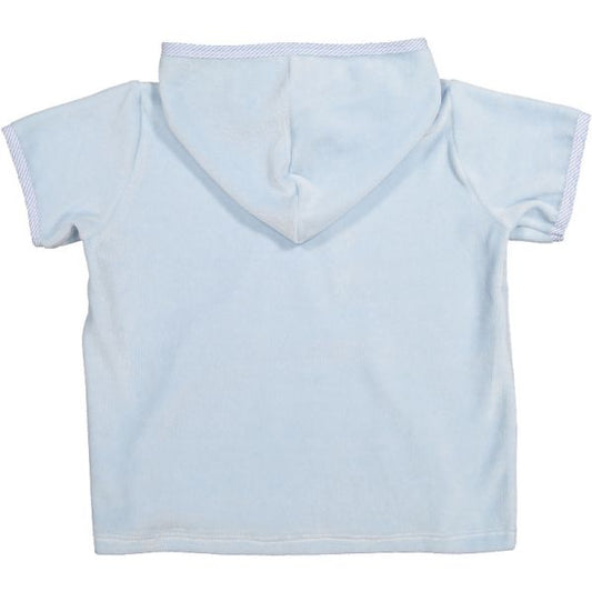 Blue Ditsy Striped Boy Cover-Up
