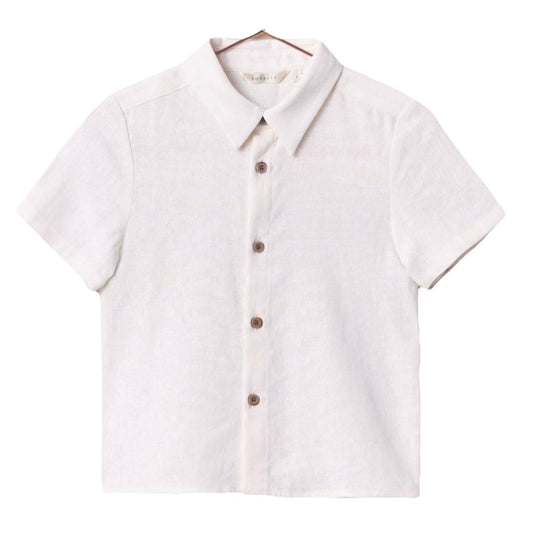 Atlas Short Sleeve Button Down Top
