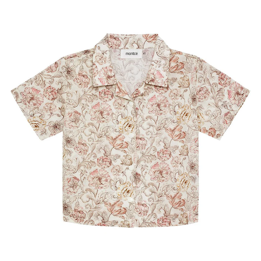 Venecia Floral Mini Button Down Shirt
