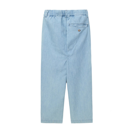 Denim Drawstring Pants