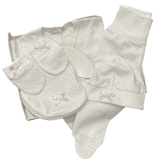 Newborn Essentials Polkadot Set