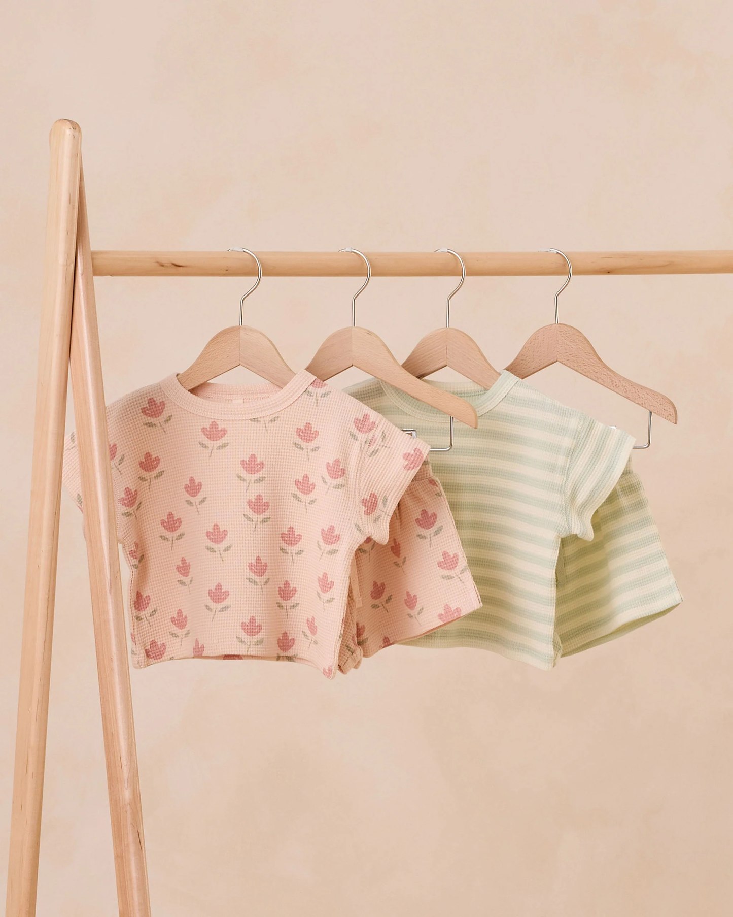 Tulips Waffle Set Tee + Short