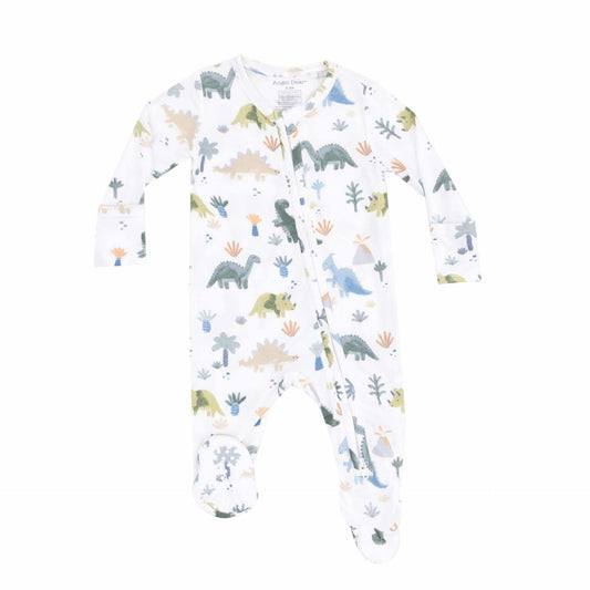 Dinos 2 Way Zipper Footie