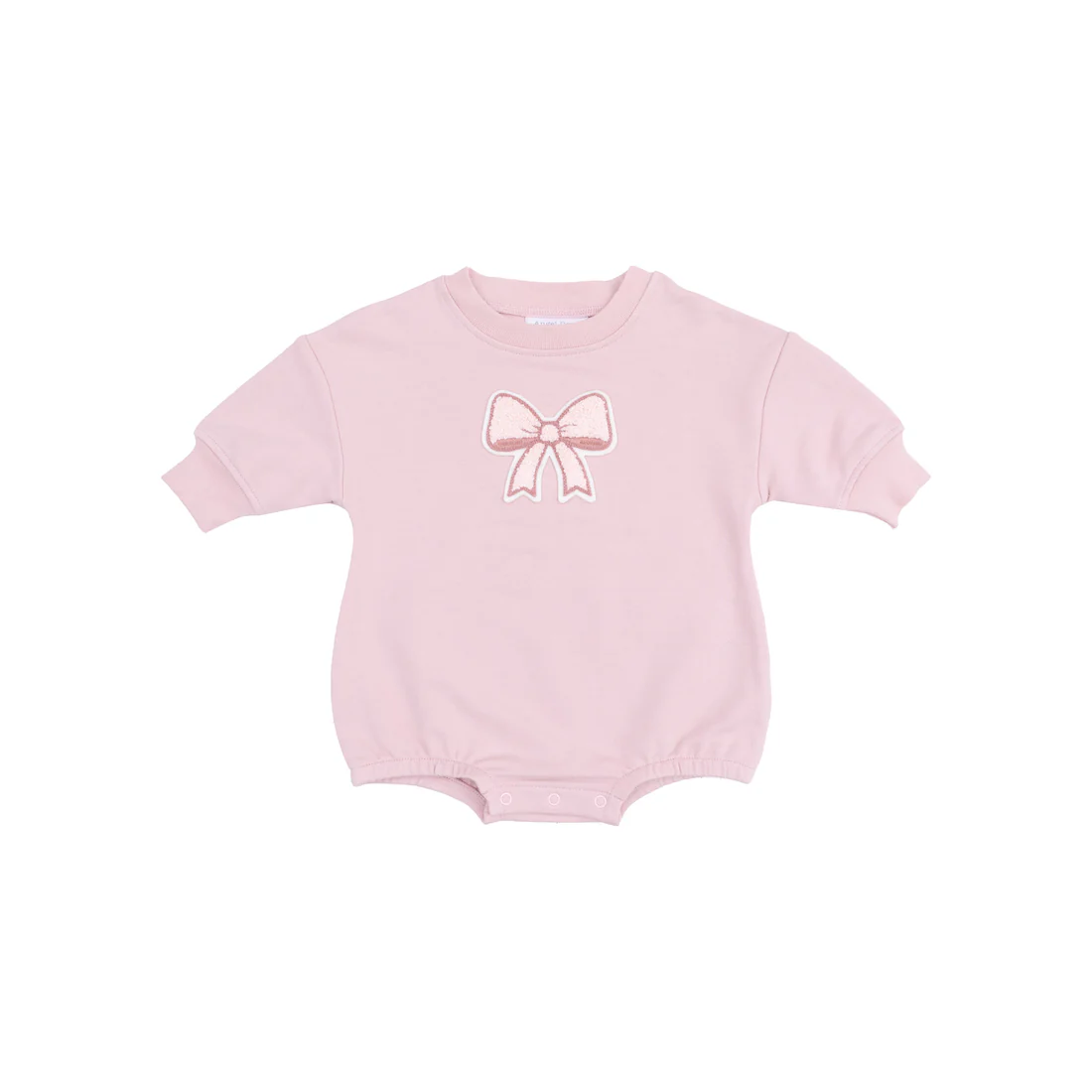 Bow Applique Sweatshirt Bubble