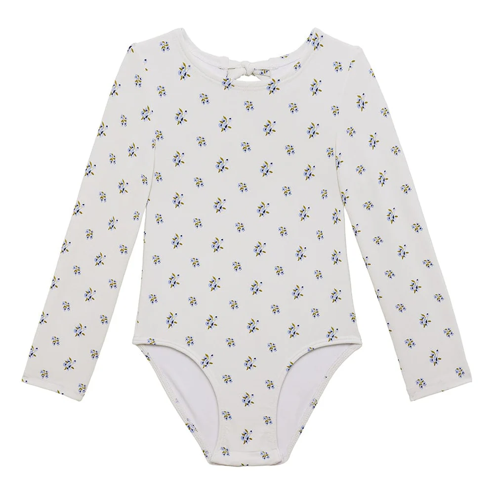Heidi Floral Mini Long Sleeve One-Piece