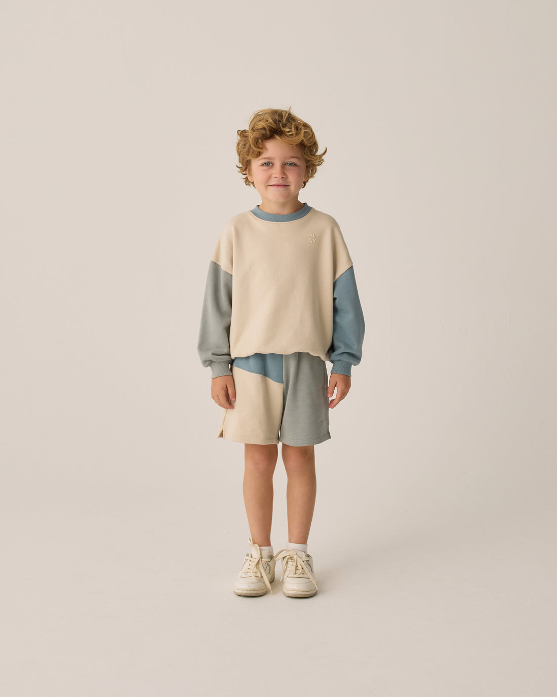 Relaxed Colorblock Play Sweatshirt