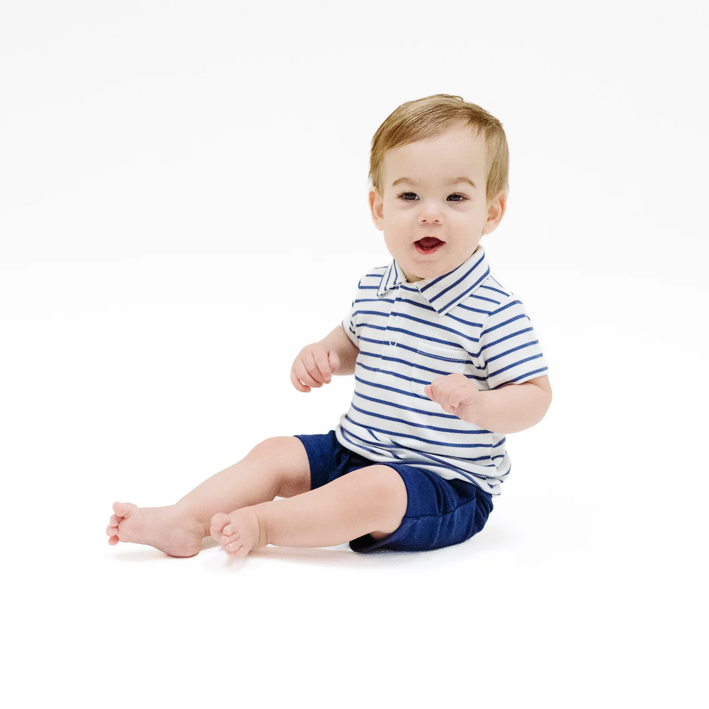 Polo Shirt and French Terry Short