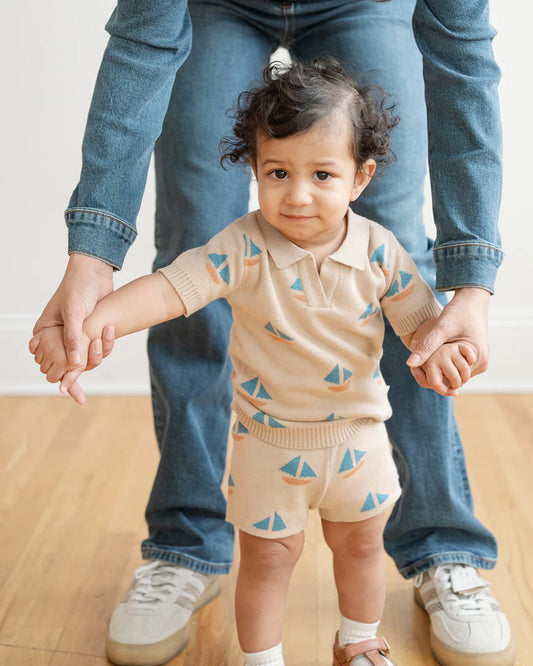 Theo knit short sand dollar