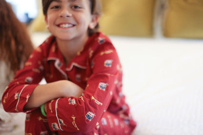 Drummer Boy Red Holiday Pajamas