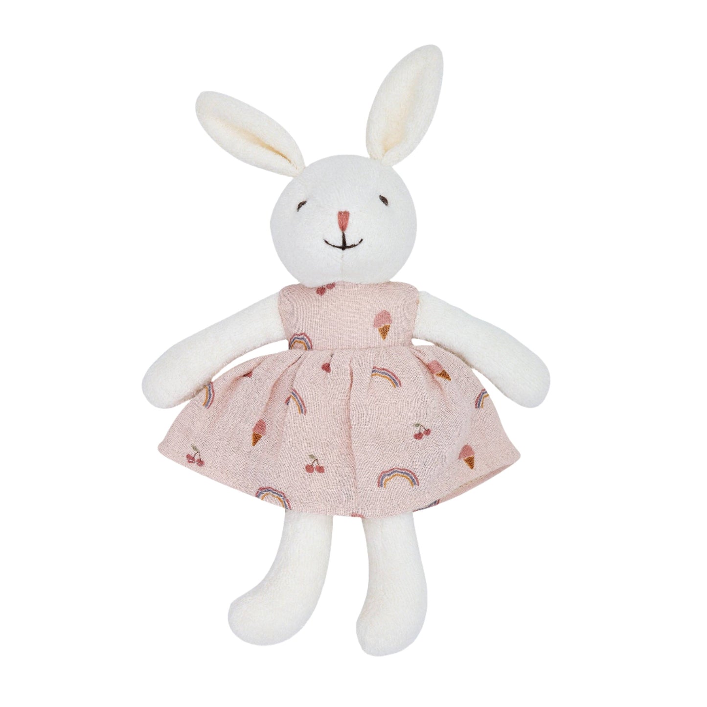 Rainbow & Ice Cream Plush Bunny