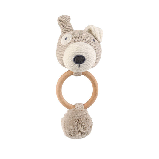 Organic Knit Dog Rattle