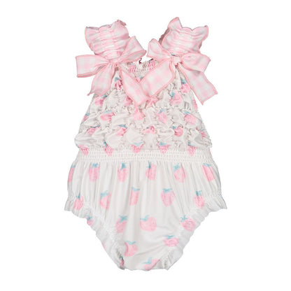 Classic Strawberries Frilled Swimsuit